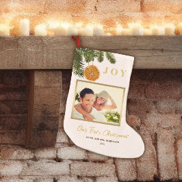 Einfache Moderne Unsere erste Weihnachts-Neuvermäh Kleiner Weihnachtsstrumpf