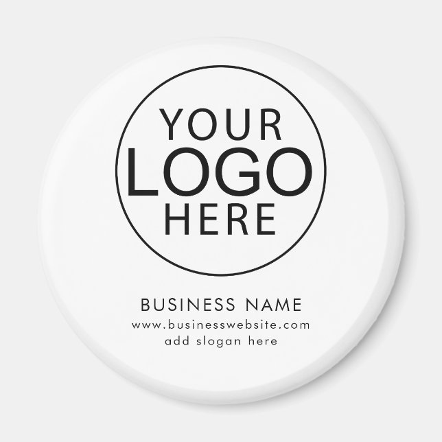 Einfache moderne Unternehmens-Logowebsite Magnet (Vorne)