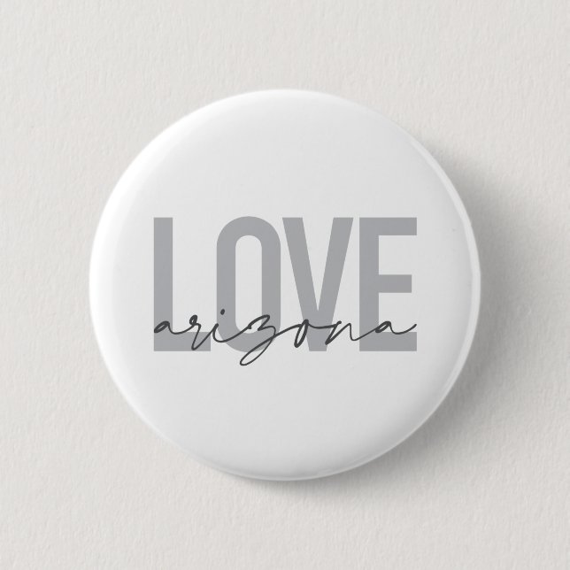 Einfache, moderne, urbane, coole Design Liebe Ariz Button (Vorderseite)