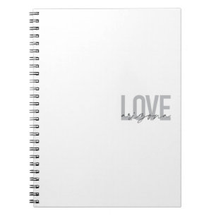 Einfache, moderne, urbane, coole Design Liebe Ariz Notizblock