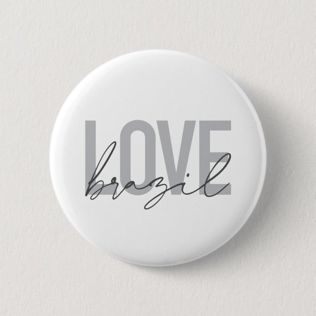 Einfache, moderne, urbane, coole Design-Liebe Bras Button (Vorderseite)