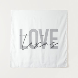Einfache, moderne, urbane, coole Design Liebe Texa Wandteppich