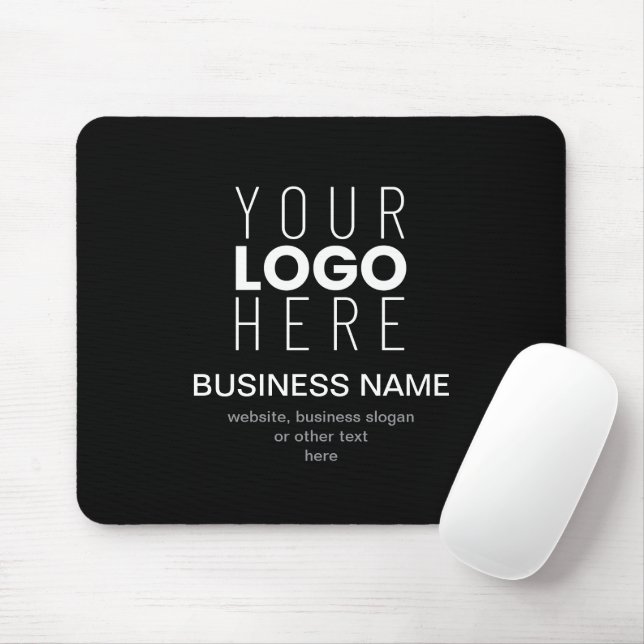 Einfache moderne Vorlage für Ihr Firmenlogo Mousepad (Mit Mouse)