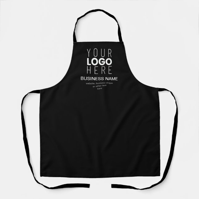 Einfache moderne Vorlage für Ihr Firmenlogo Schürze (Vorderseite)
