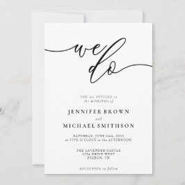 Einfache Modernistische Signatur Schriftart wir tu Einladung
