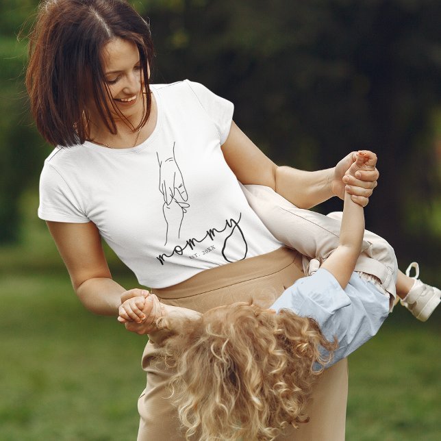 Einfache Mommy T-Shirt (Von Creator hochgeladen)