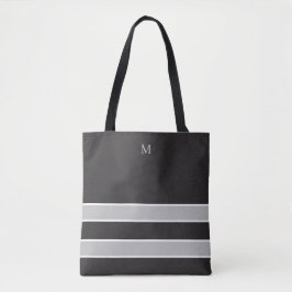 Einfache Monogram Totbeutel Tasche