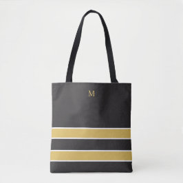 Einfache Monogram Totbeutel Tasche