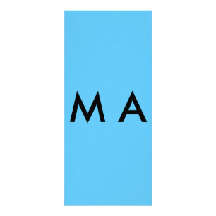 Einfache Monogramm fügen Sie den Namen Mann minim Werbekarte