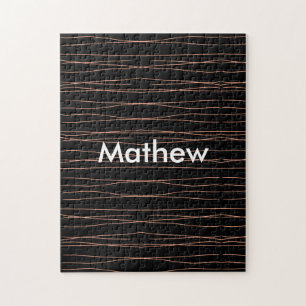 Einfache Monogramm fügen Sie den Namen Mann minima