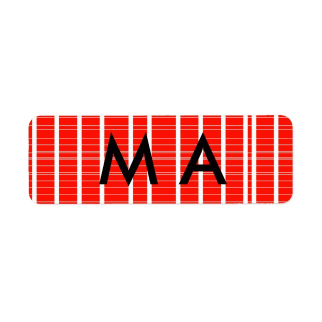 Einfache Monogramm fügen Sie den Namen Mann minima (Vorne)