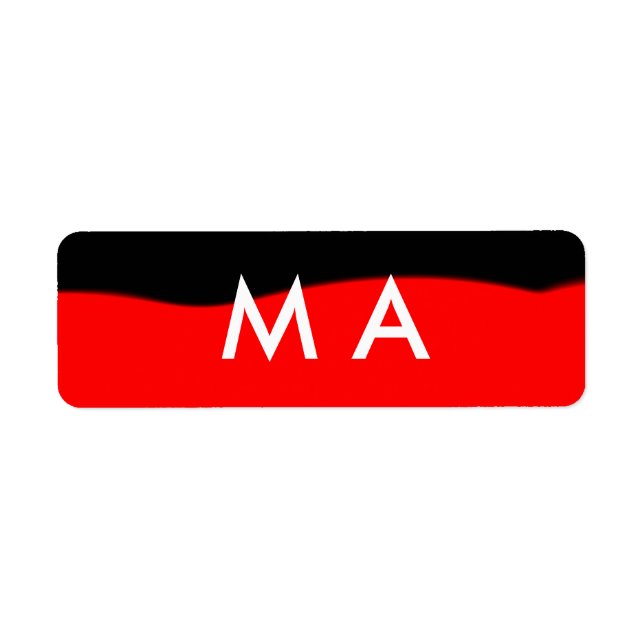 Einfache Monogramm fügen Sie den Namen Mann minima (Vorne)