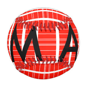 Einfache Monogramm fügen Sie den Namen Mann minima Baseball