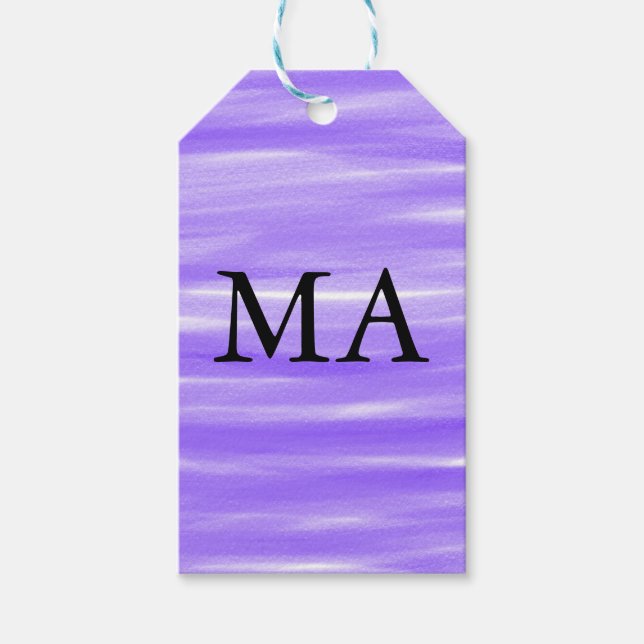 Einfache Monogramm fügen Sie den Namen Mann minima Geschenkanhänger (Vorderseite)