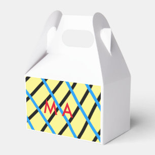Einfache Monogramm fügen Sie den Namen Mann minima Geschenkschachtel
