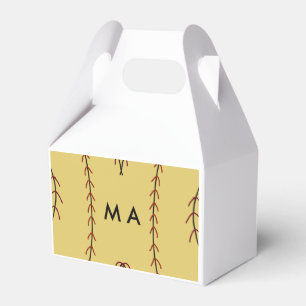 Einfache Monogramm fügen Sie den Namen Mann minima Geschenkschachtel