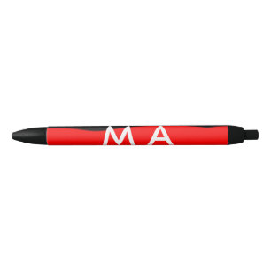 Einfache Monogramm fügen Sie den Namen Mann minima Kugelschreiber