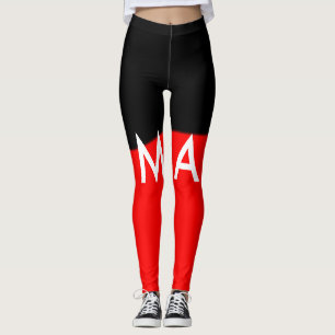 Einfache Monogramm fügen Sie den Namen Mann minima Leggings