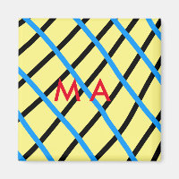 Einfache Monogramm fügen Sie den Namen Mann minima