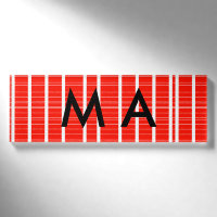 Einfache Monogramm fügen Sie den Namen Mann minima