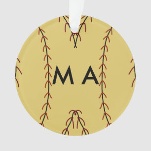 Einfache Monogramm fügen Sie den Namen Mann minima Ornament