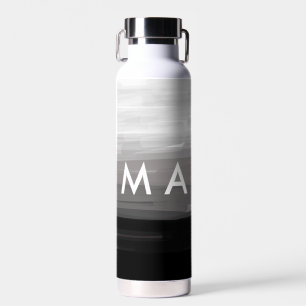 Einfache Monogramm fügen Sie den Namen Mann minima Trinkflasche