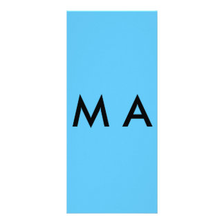 Einfache Monogramm fügen Sie den Namen Mann minima Werbekarte
