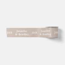 Einfache Monogramm Hochzeitsnahrung Personalisiert