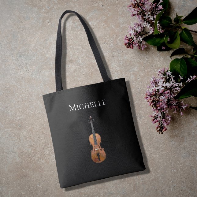 Einfache musikalische Violine Black Tasche (Von Creator hochgeladen)