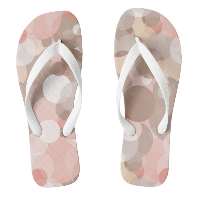 Einfache Muster - Kreise Flip Flops (Fußbett)