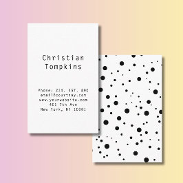 Einfache Musterkarte Visitenkarte