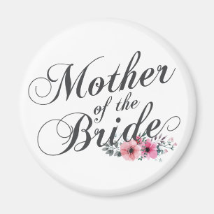Einfache Mutter der Braut Hochzeit   Magnet