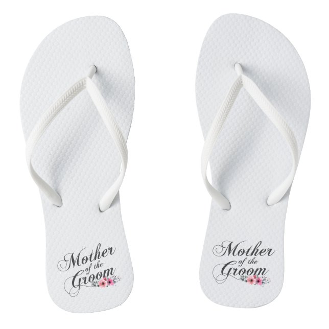 Einfache Mutter der Groomhochzeit | Badesandalen (Fußbett)