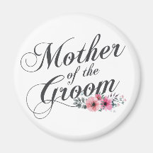 Einfache Mutter der Groomhochzeit | Magnet