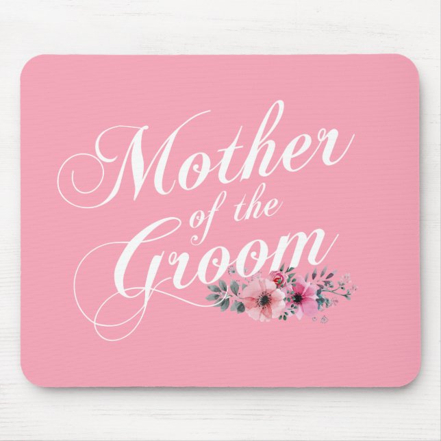 Einfache Mutter der Groomhochzeit | Mousepad (Vorne)
