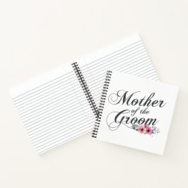 Einfache Mutter der Groomhochzeit | Notebook Notizbuch
