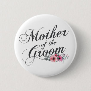 Einfache Mutter der Hochzeit  Button