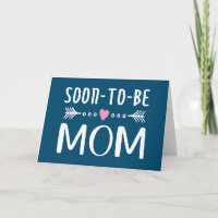 Einfache Mutter-Kind-Mama | Grußkarte