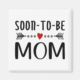 Einfache Mutter-Kind-Mama | Magnet