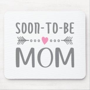 Einfache Mutter-Kind-Mama  Mousepad