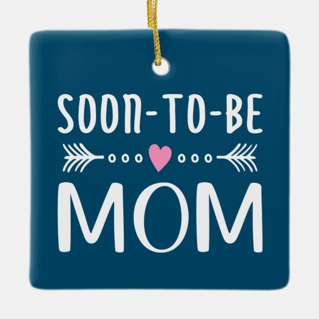 Einfache Mutter-Kind-Mama | Ornament (Vorderseite)