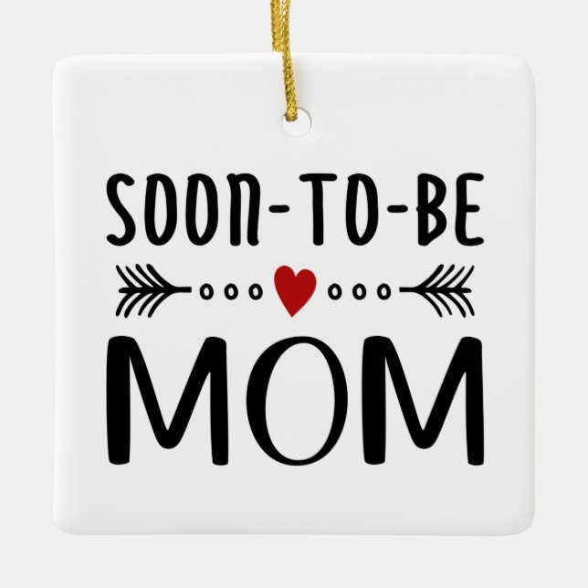 Einfache Mutter-Kind-Mama | Ornament (Vorderseite)