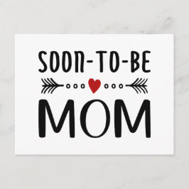 Einfache Mutter-Kind-Mama | Postkarte