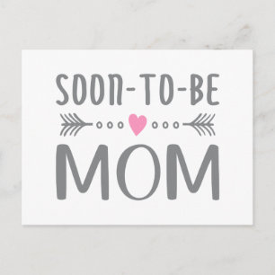 Einfache Mutter-Kind-Mama Postkarte