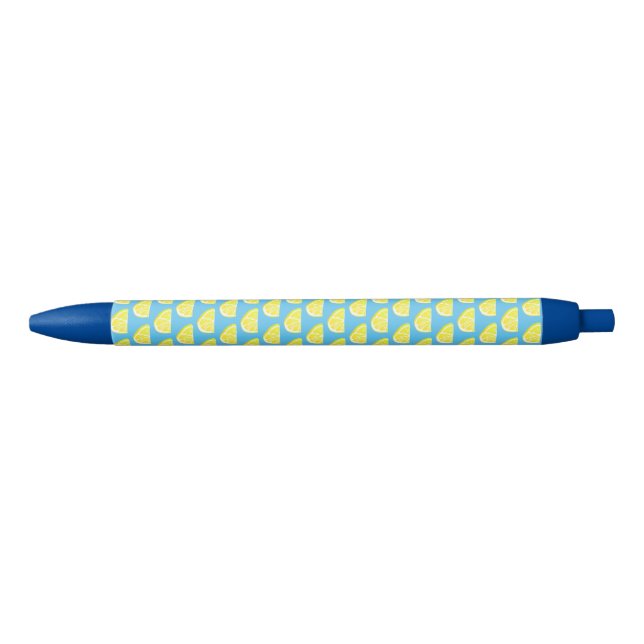 Einfache Niedlich-Gelbe Lemon-Stift Kugelschreiber (Vorderseite)