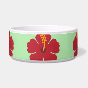 Einfache Niedliche Cartoon Roter Hibiskus Blume Napf