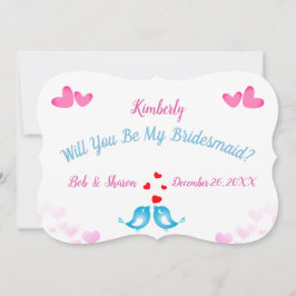 Einfache Niedliche Einladungen meiner Bridesmaid