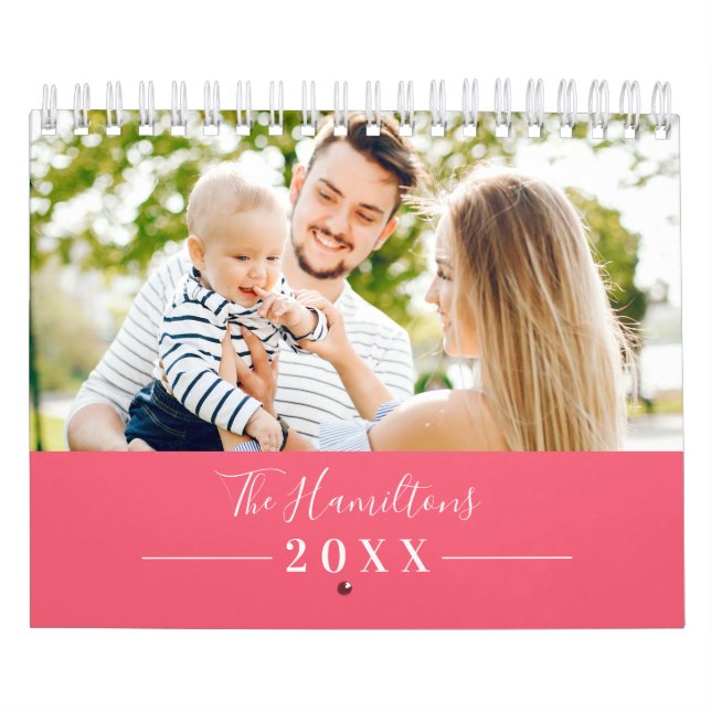 Einfache Niedliche Foto-Familie 2022 Kalender (Titelbild)