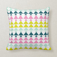 Einfache Niedliche Geometrie Muster Pink Minze Cha