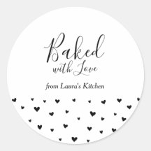 Einfache Niedliche Herzen gebacken mit Liebe-Aufkl